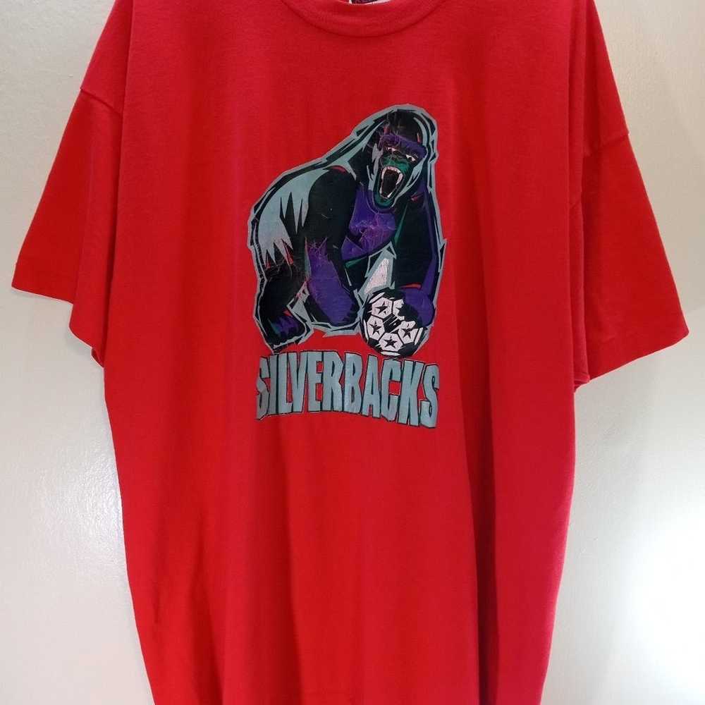 Rare Vintage 90's Cincinnati Silverbacks T-shirt - image 1