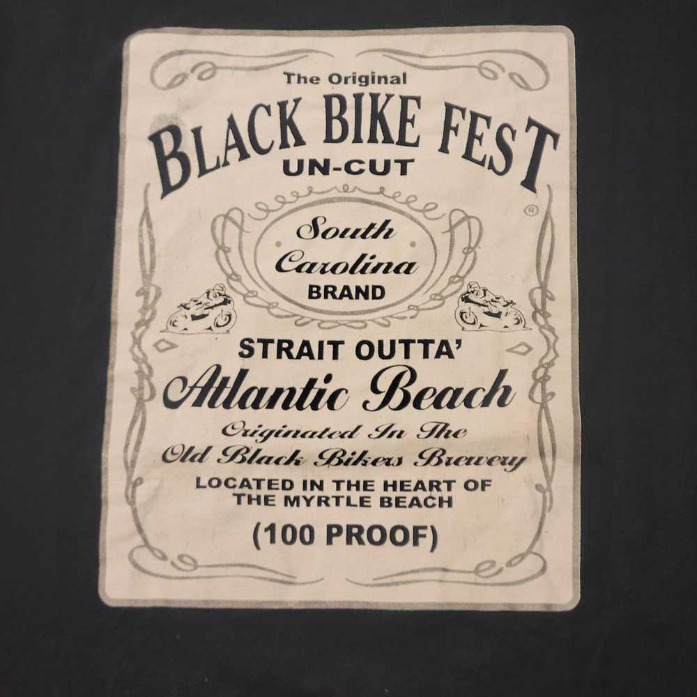 Vintage Y2K 2005 Black Bike Fest Jack Daniels NAT… - image 3