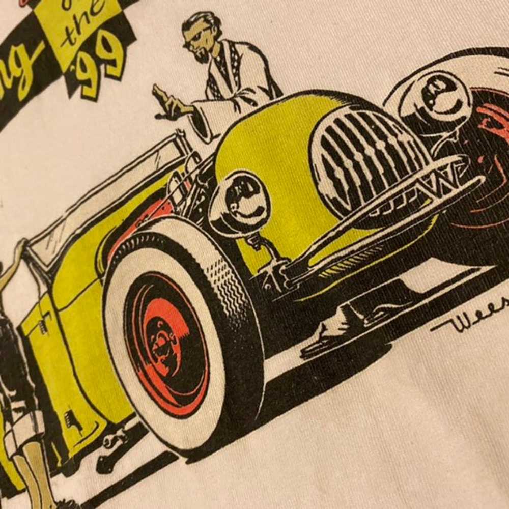 Vintage 1999 Blessing Of The Cars Hot Rod T Shirt - image 6