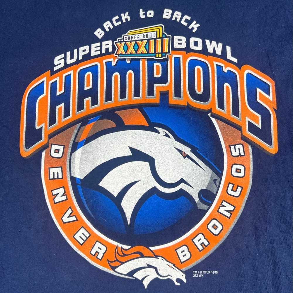 1998 Denver Broncos back 2 back Super Bowl - image 3