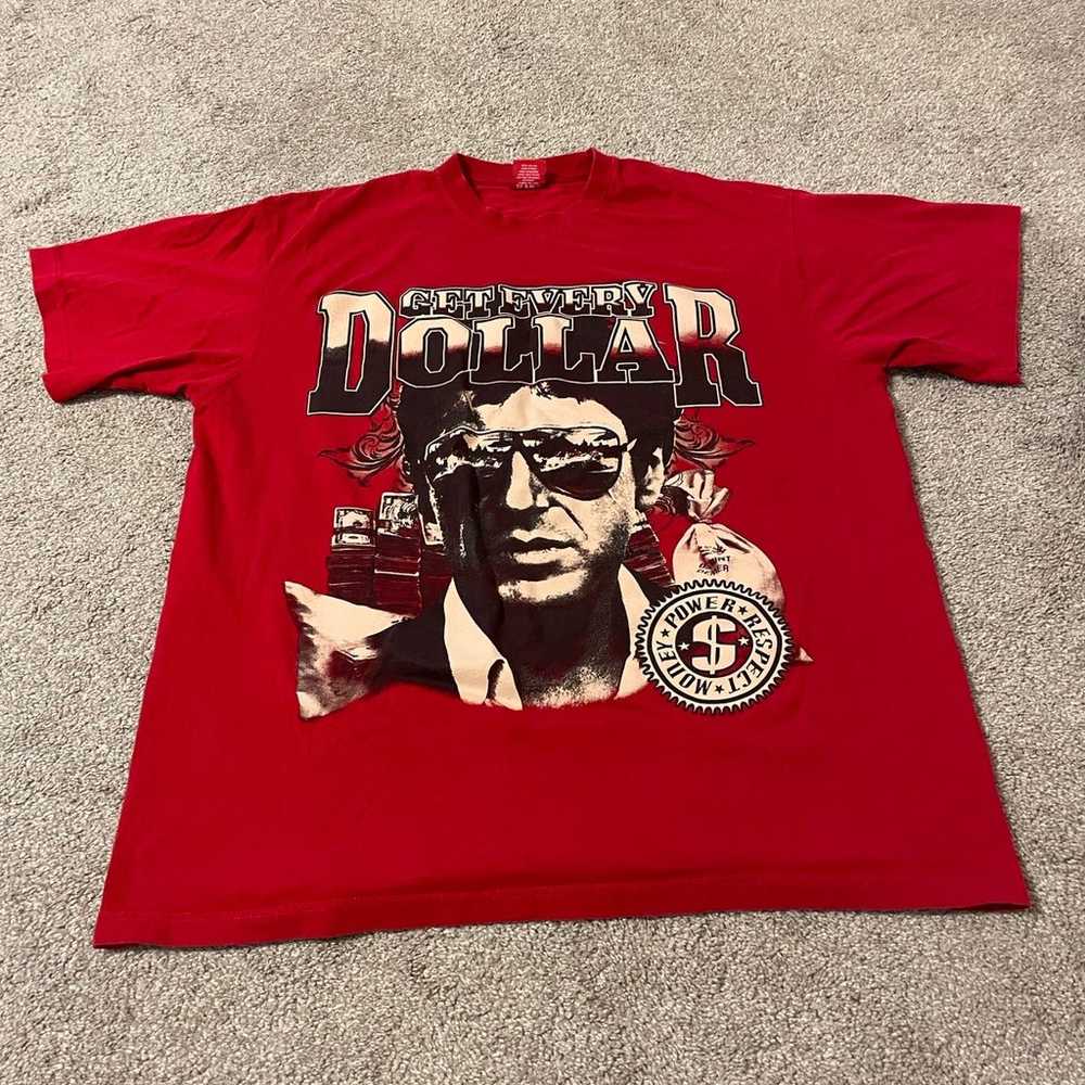 Vintage Scarface Tony Montana Big Print Shirt 3XL… - image 2
