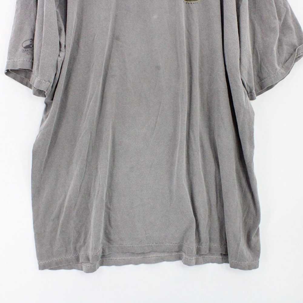 Vintage Crazy Shirt Mens Gray Short Sleeve Black … - image 5
