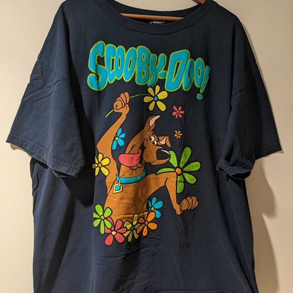 Vintage 90s Scooby Doo Cartoon Network XXX-Large Blue… - Gem