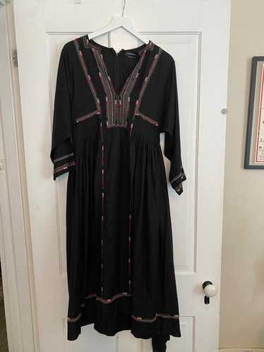 Isabel Marant Black embroidered dress (One Size) |