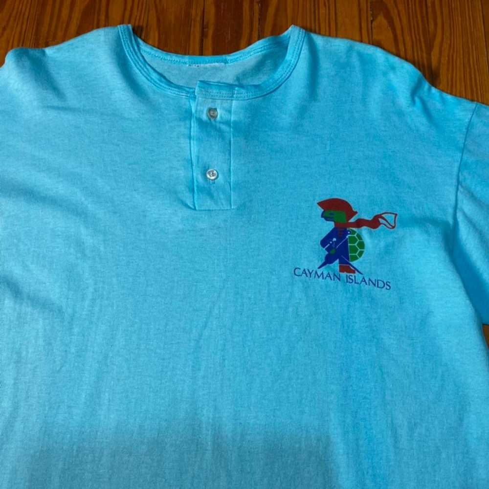 Vintage Cayman Islands Short Sleeve Single-Stitch - image 3