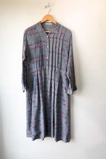 Guy Laroche Grey Multi Silk Dress