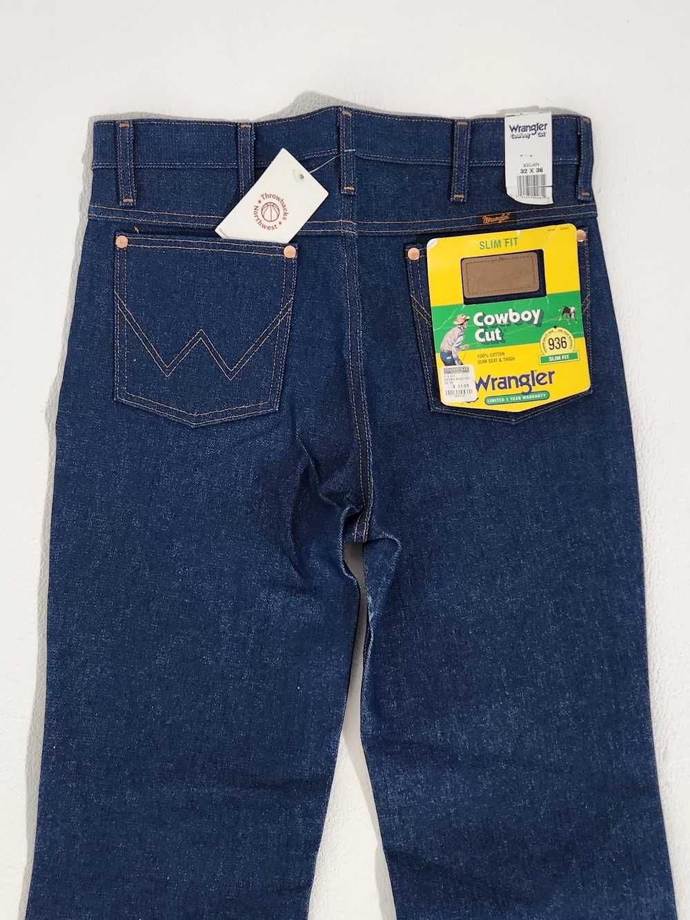 Vintage Deadstock Wrangler Denim Pants Sz. 32x36 - image 6