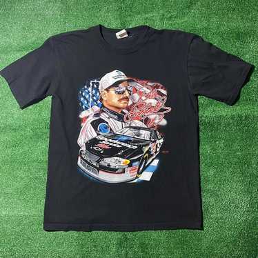 Vintage 90s Big Print Dale Earnhardt Nascar Tee. … - image 1