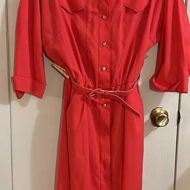 Deadstock Vintage deals Retro Willi Of California Rockabilly A-Line Shirt Dress