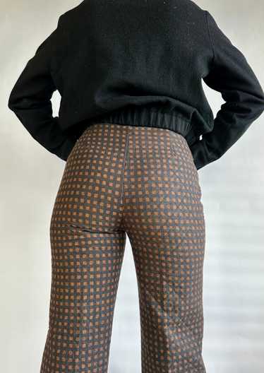 1970s Vintage Marimekko Quilted Pants