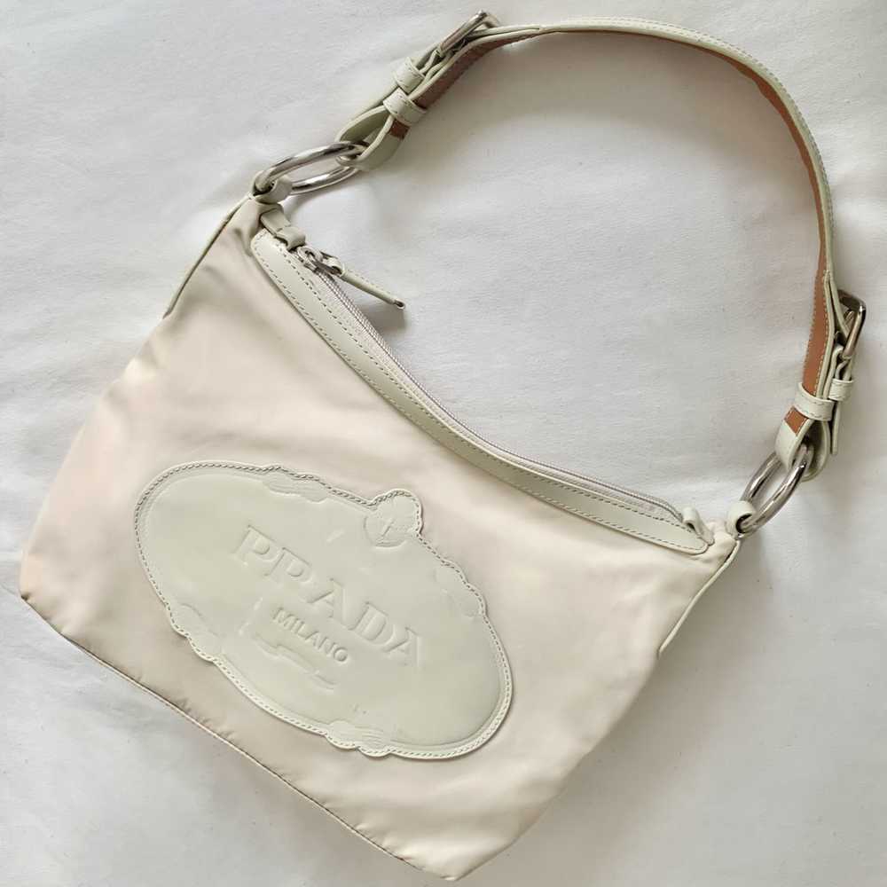 Prada Cream Nylon Hobo Bag - image 2