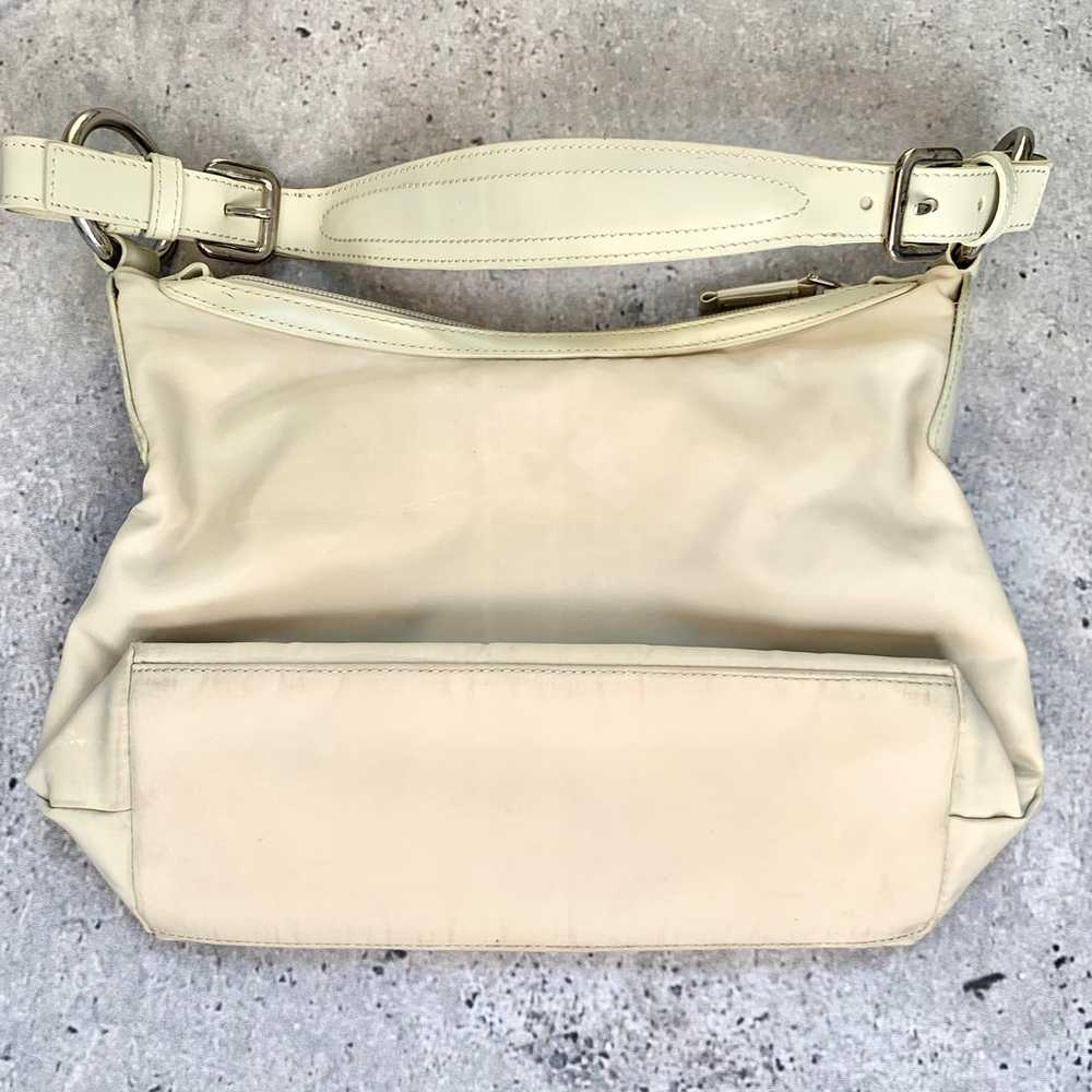 Prada Cream Nylon Hobo Bag - image 6