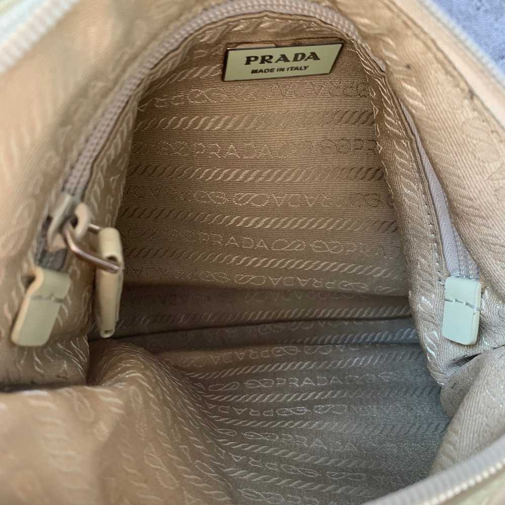 Prada Cream Nylon Hobo Bag - image 8