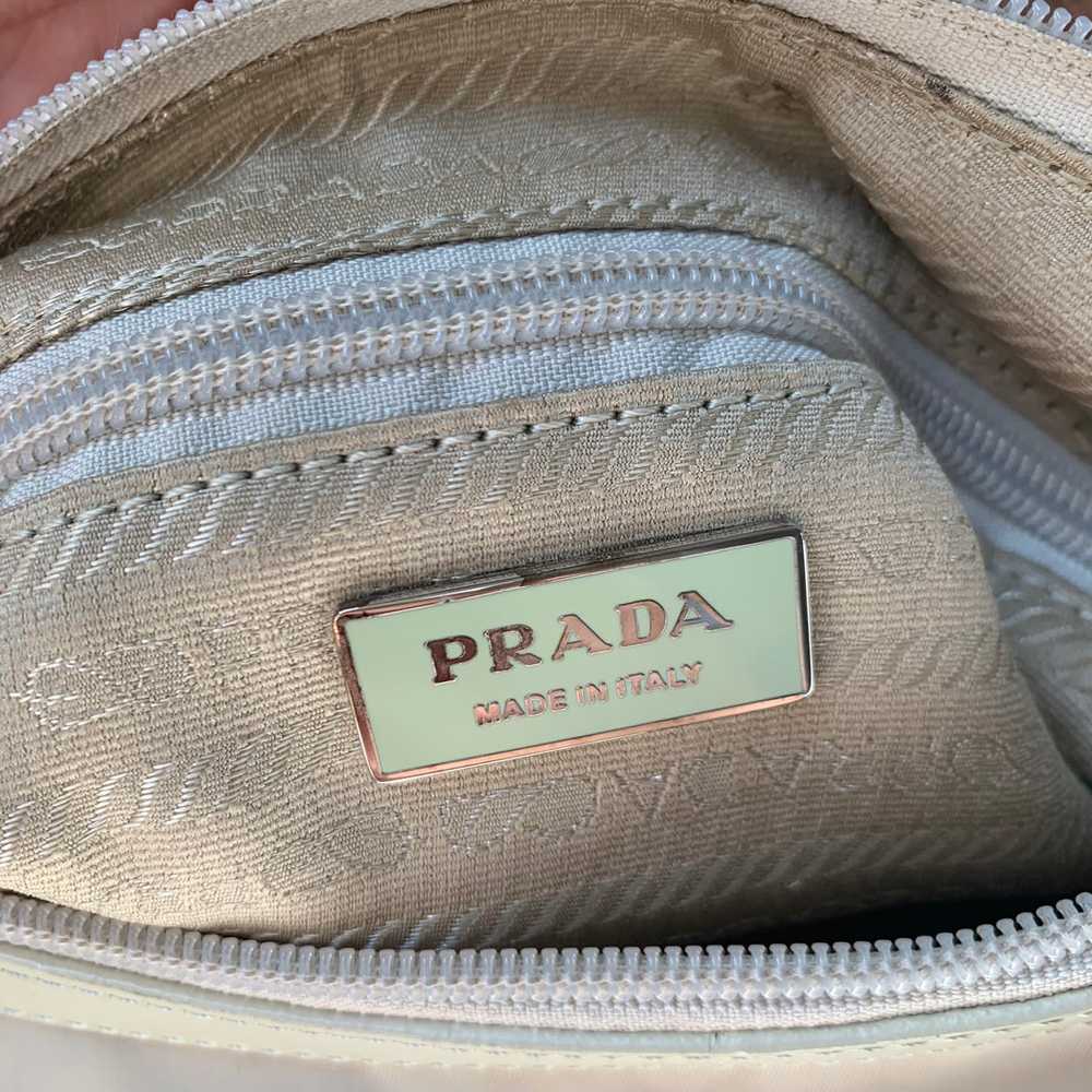 Prada Cream Nylon Hobo Bag - image 9