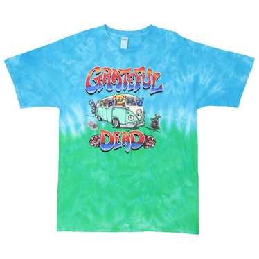 1989 Vintage Grateful Dead Bears Bus Tie Dye T-Sh… - image 1