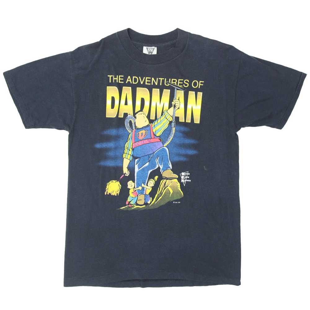 1991 Vintage The Adventures Of Dadman T-Shirt Sin… - image 1