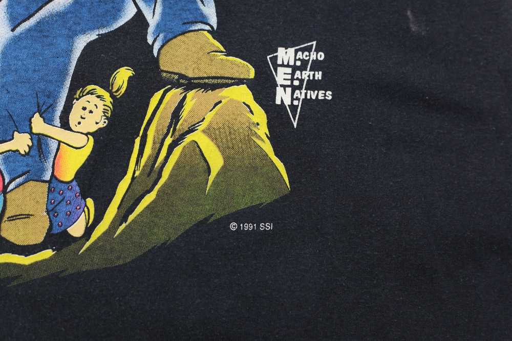 1991 Vintage The Adventures Of Dadman T-Shirt Sin… - image 4