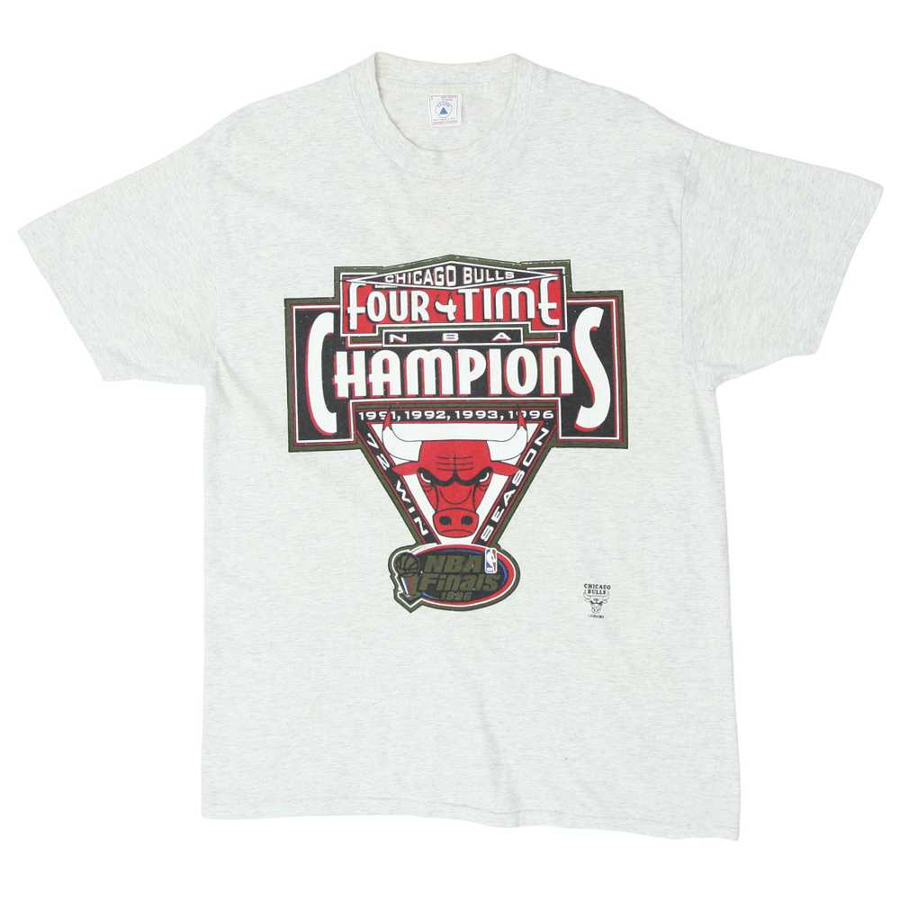 1996 Chicago Bulls NBA Champions Vintage T-Shirt - image 1