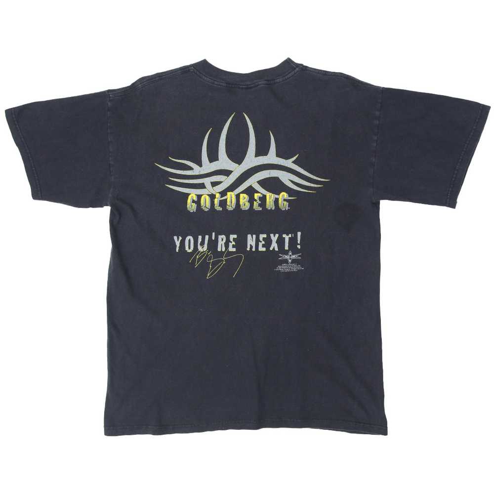 1999 Vintage Goldberg ' You're Next! WCW T-Shirt … - image 2