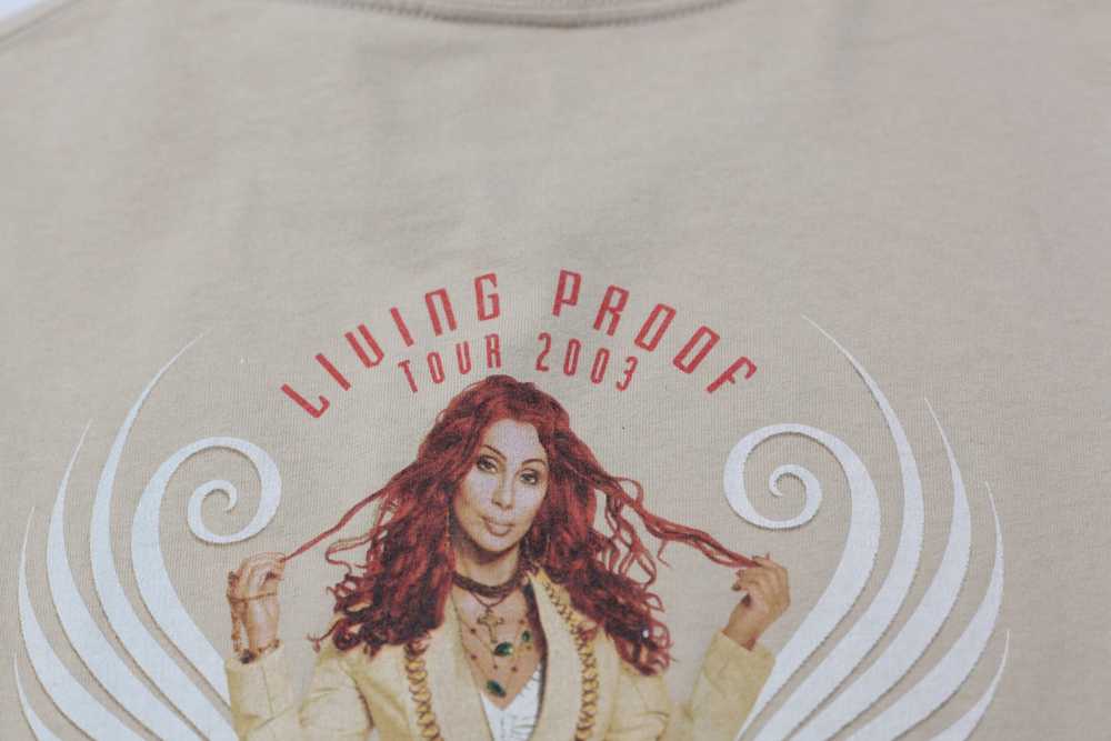 2003 Vintage Cher Living Proof Tour T-Shirt AAA XL - image 4