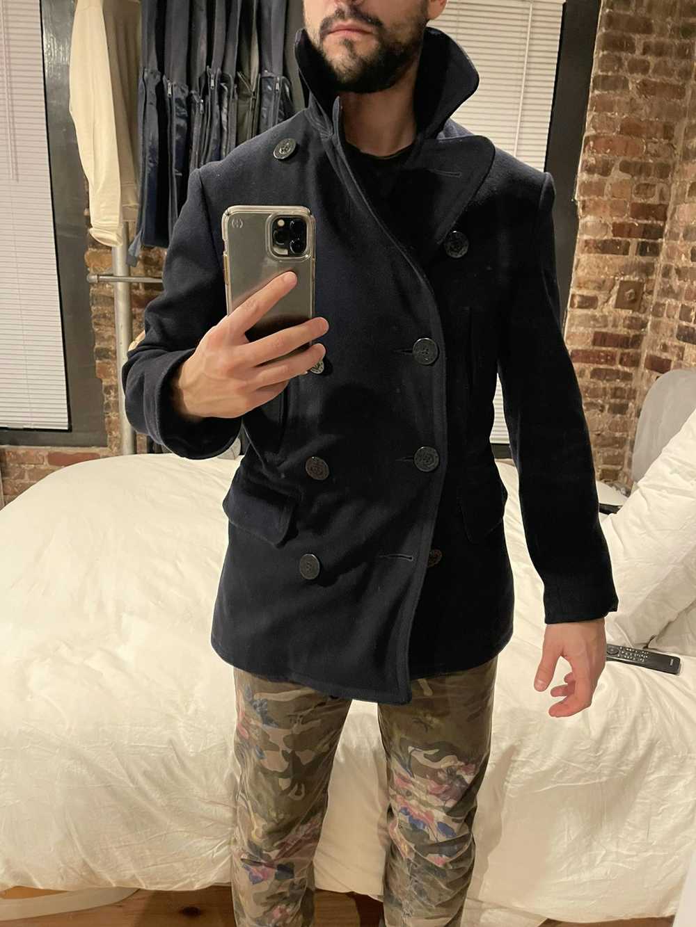Polo Ralph Lauren Double Breasted Wool Peacoat - image 2