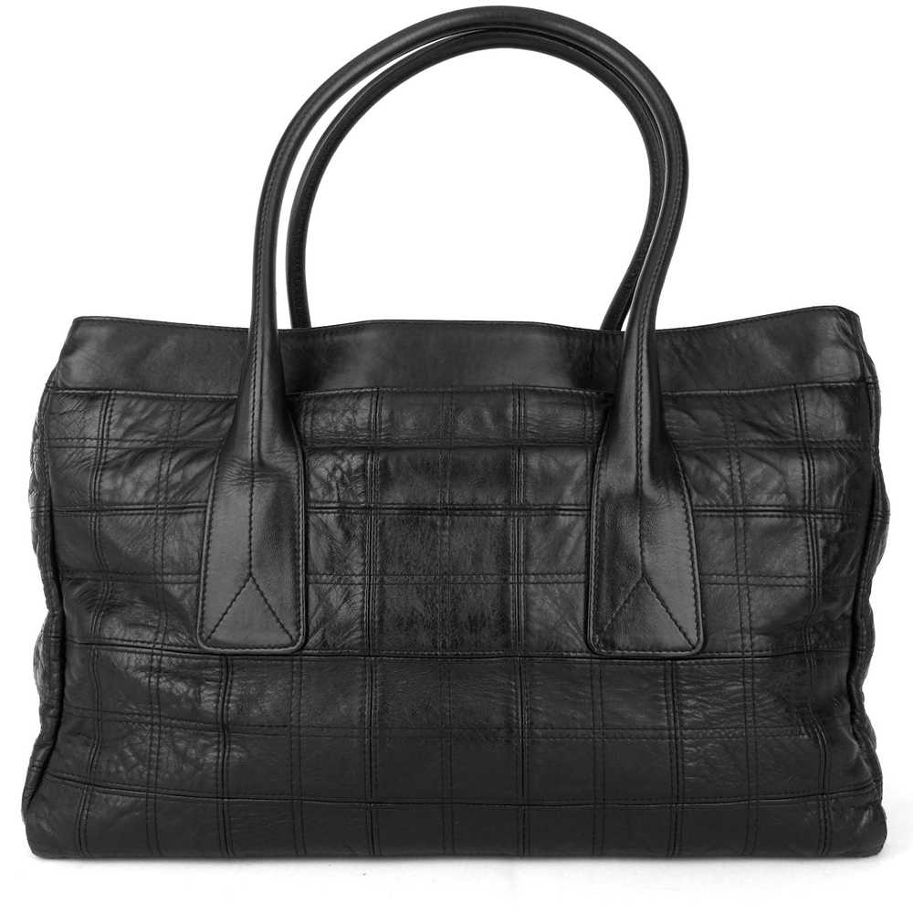 Chanel CHANEL Square Stitch LAX Lambskin Leather … - image 2