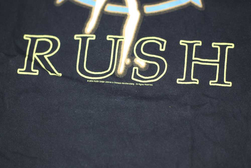 2005 Vintage Rush Band T-Shirt Black - image 4