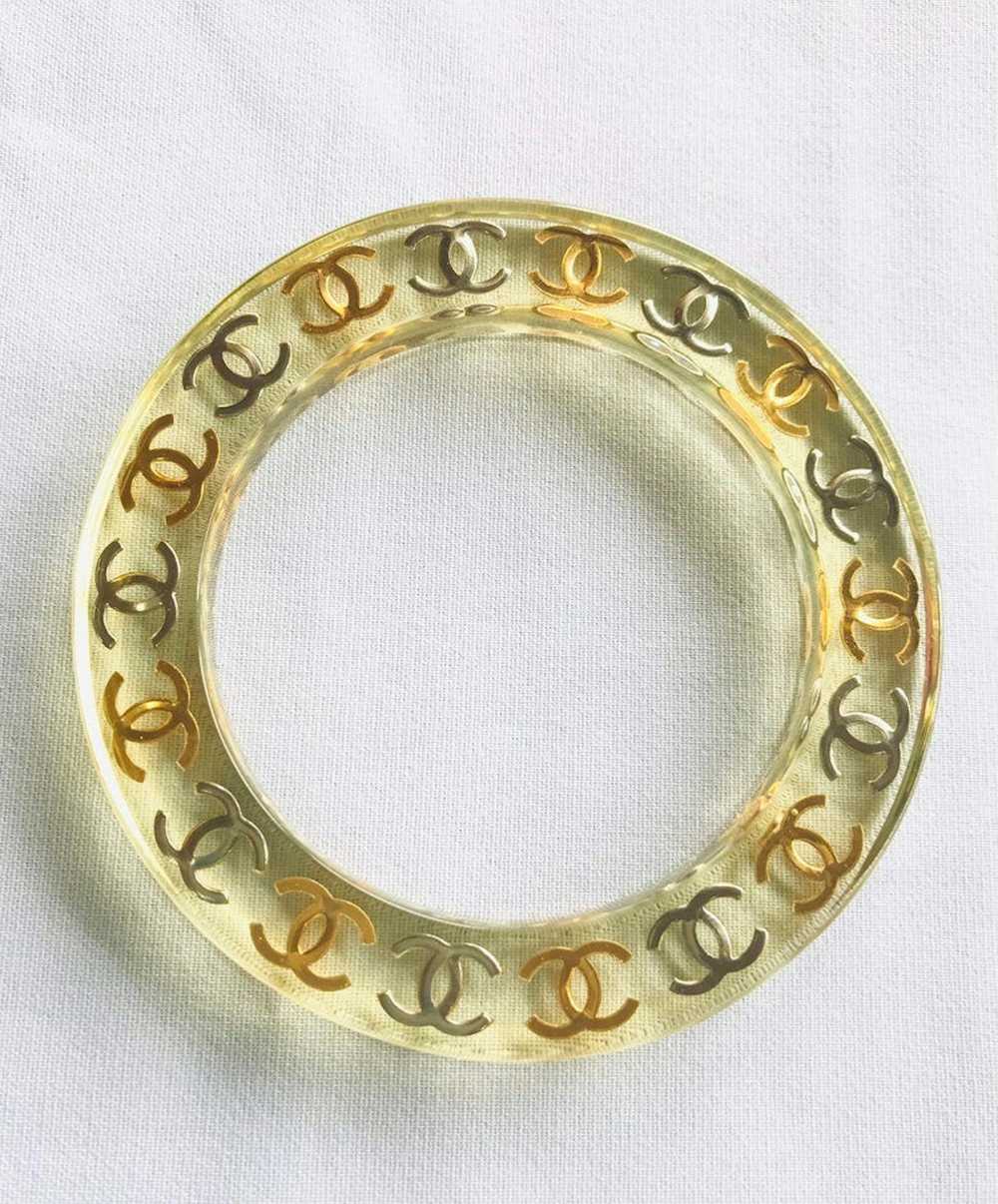 Chanel CHANEL Vintage resin bangle, bracelet with… - image 7
