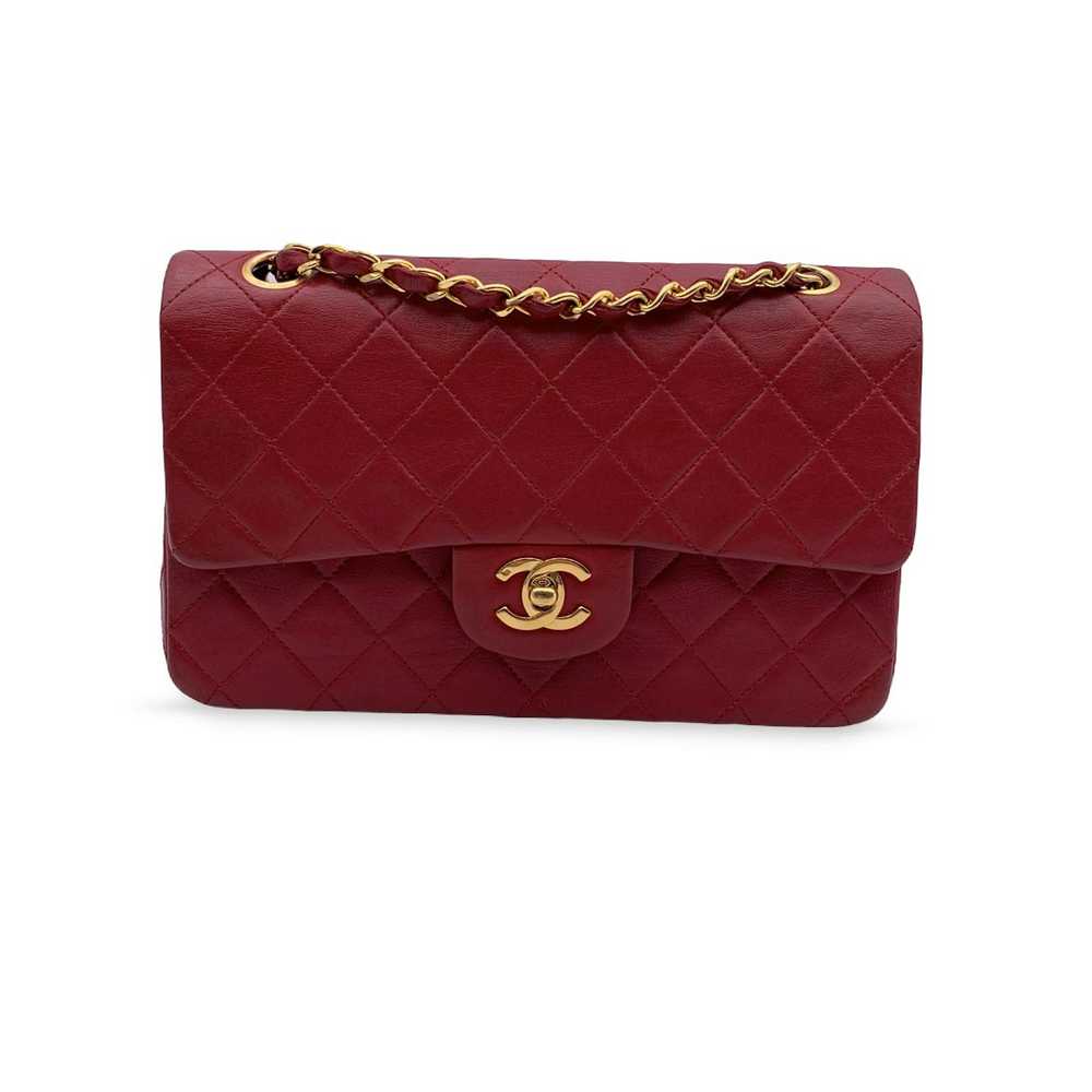 Chanel CHANEL Vintage Red Quilted Timeless Classi… - image 1