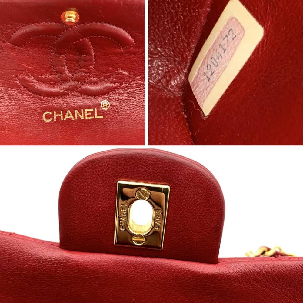 Chanel CHANEL Vintage Red Quilted Timeless Classi… - image 6