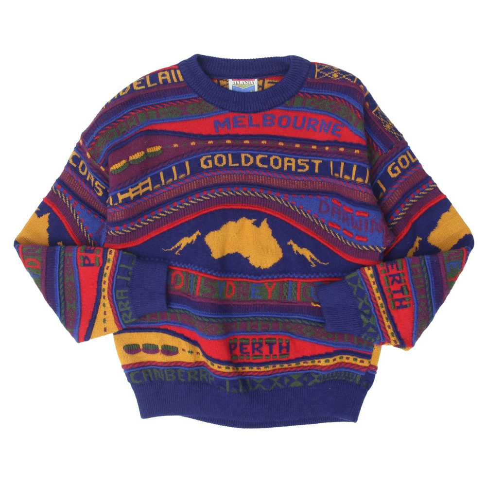 Aklanda Australia Pure Wool Vintage Knitted Sweat… - image 1