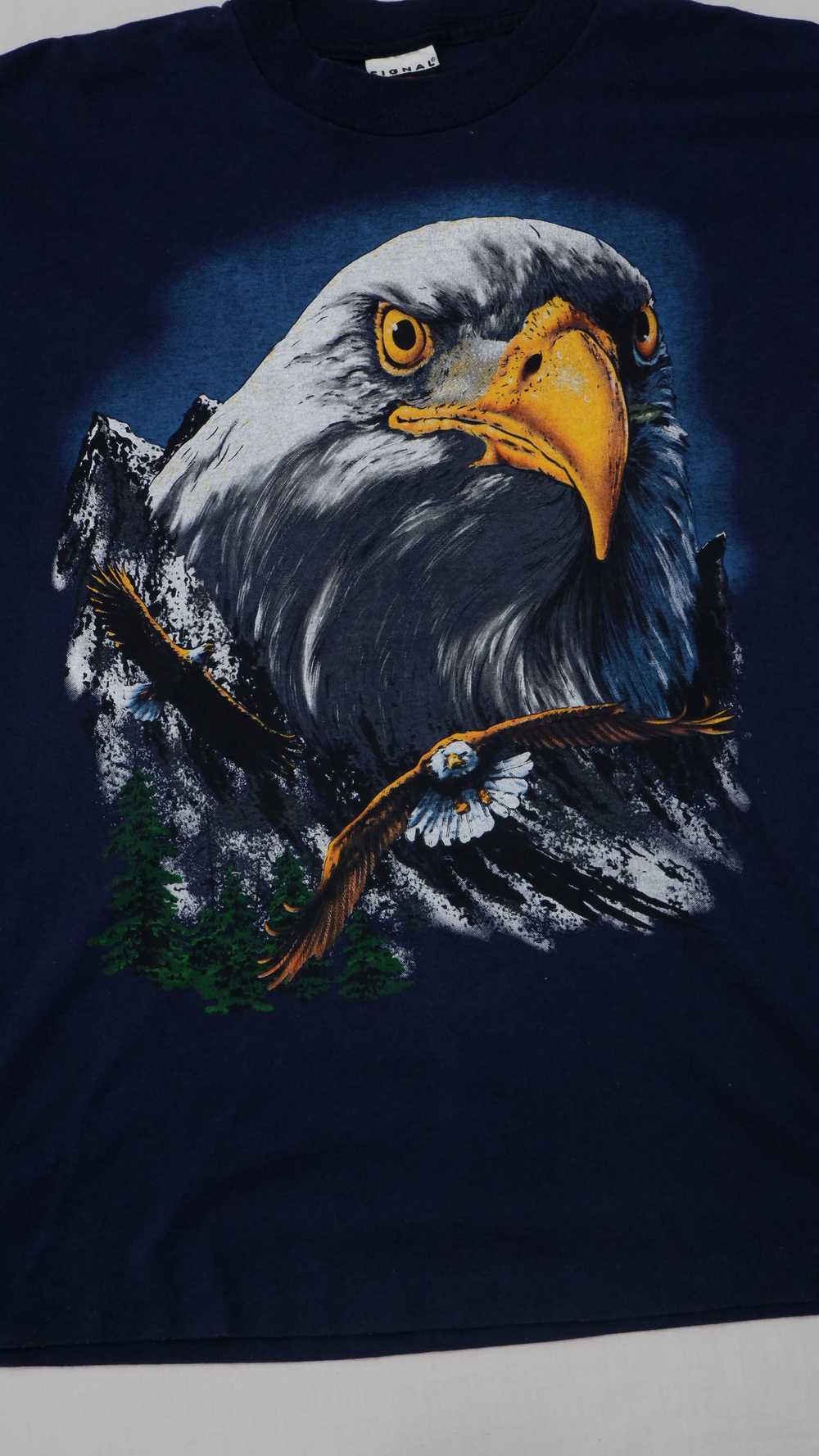 Vintage Signal Sports Flying Eagle T-Shirt Single… - image 3