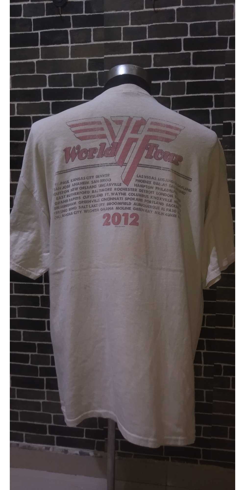 Band Tees × Tour Tee Van Halen 2012 Concert size … - image 5