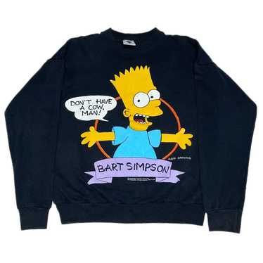 The Simpsons × Vintage Vintage Bart Simpson Crewn… - image 1