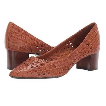 Aquatalia Aquatalia Penina Woven Leather Flats Sho