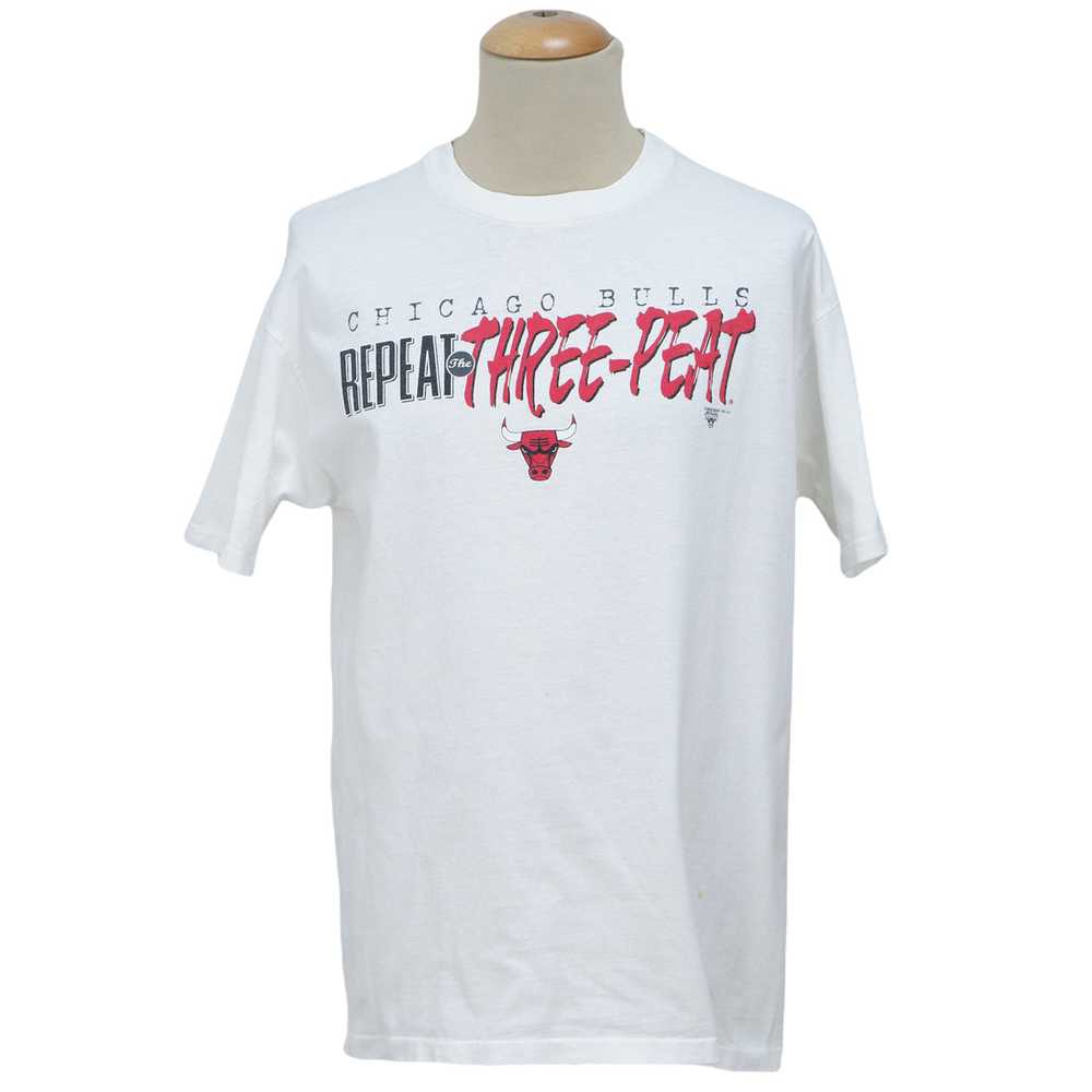 Chicago Bulls Repeat The Three-Peat Single Stitch… - image 1