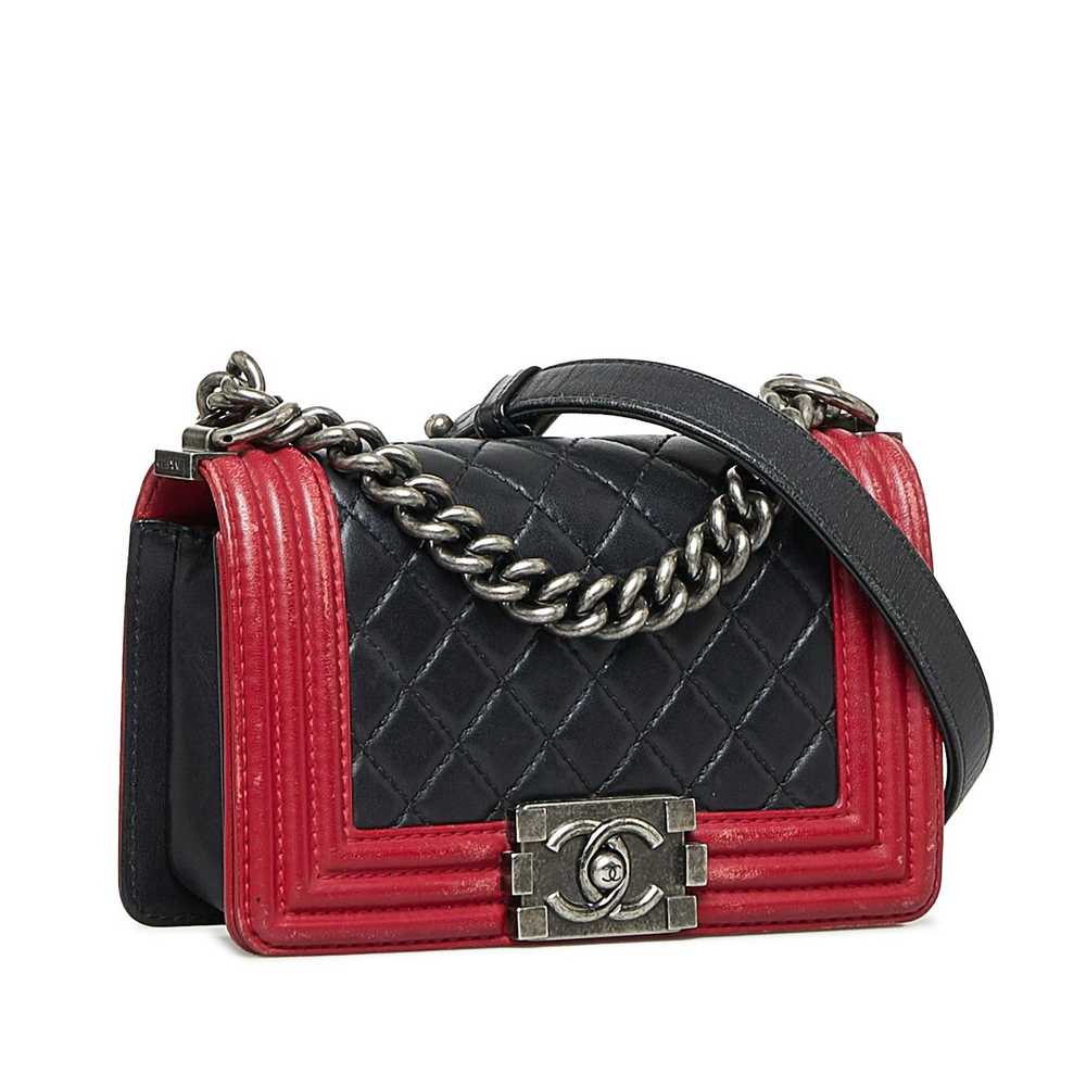 Chanel CHANEL Small Bicolor Boy Black - image 3