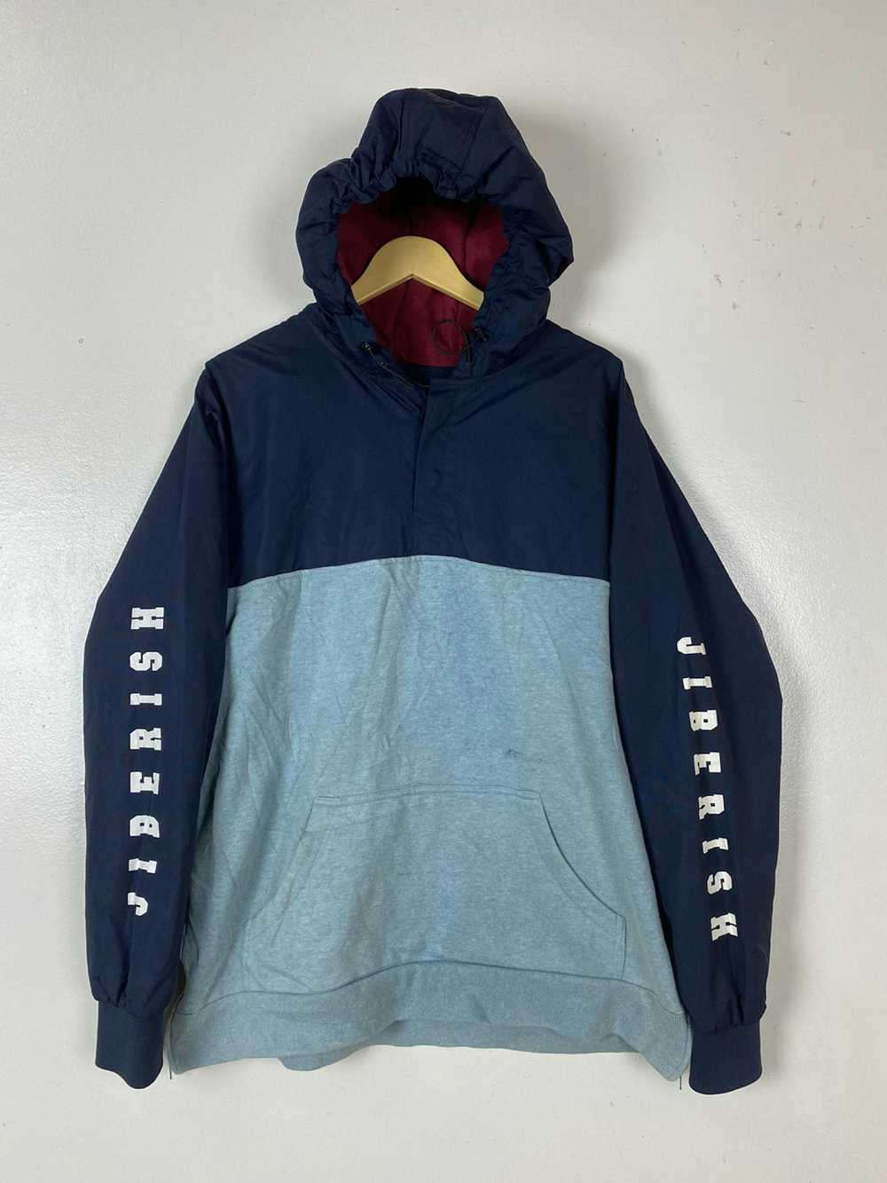 Jiberish Jiberish two tone side tape hoodies - image 1