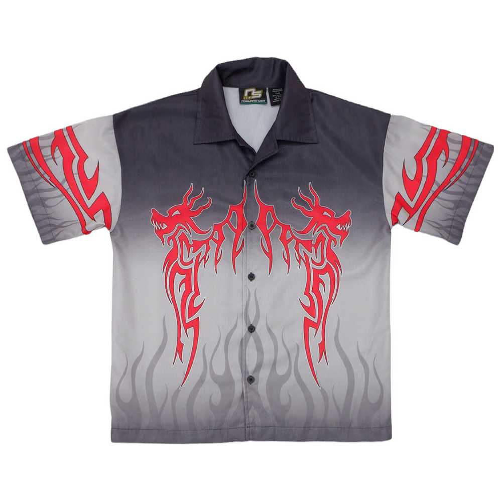 Dragon Tribal All Over Print Vintage Shirt - image 1