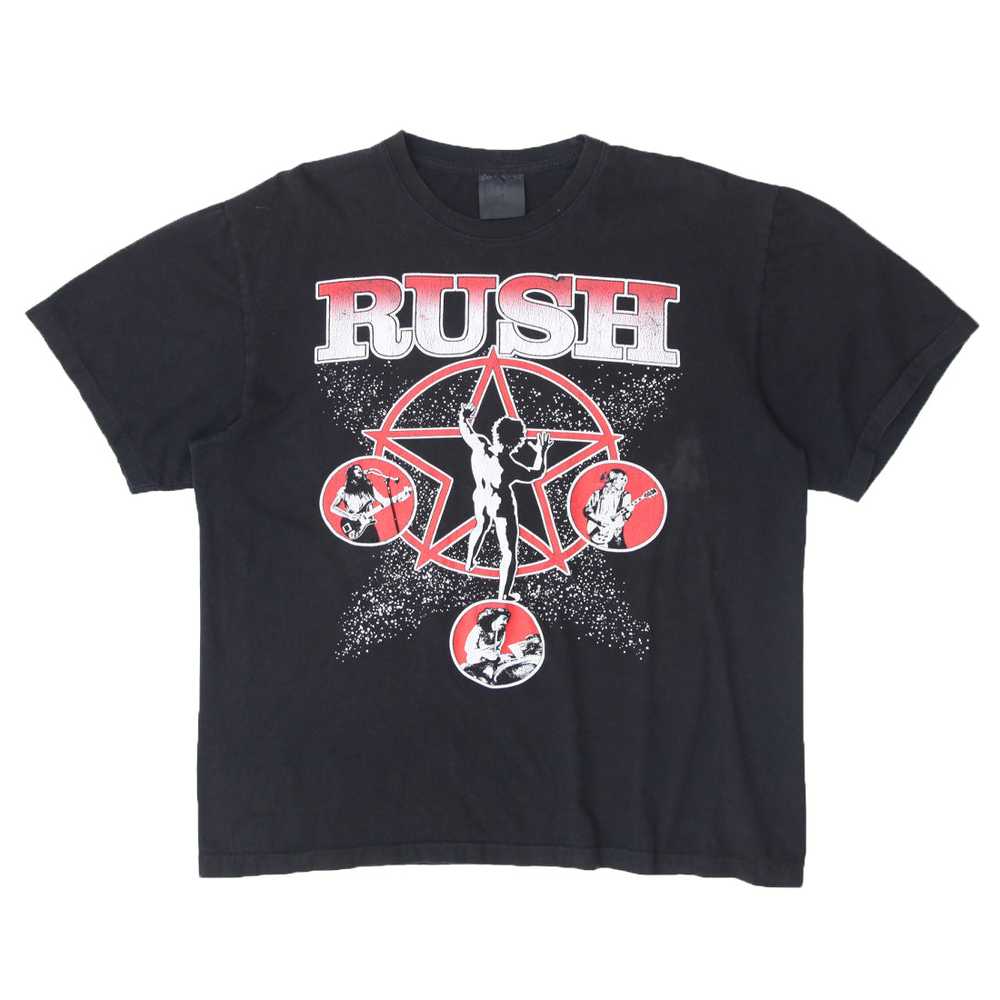 Vintage Rush Band T-Shirt Single Stitch Black XL - image 1