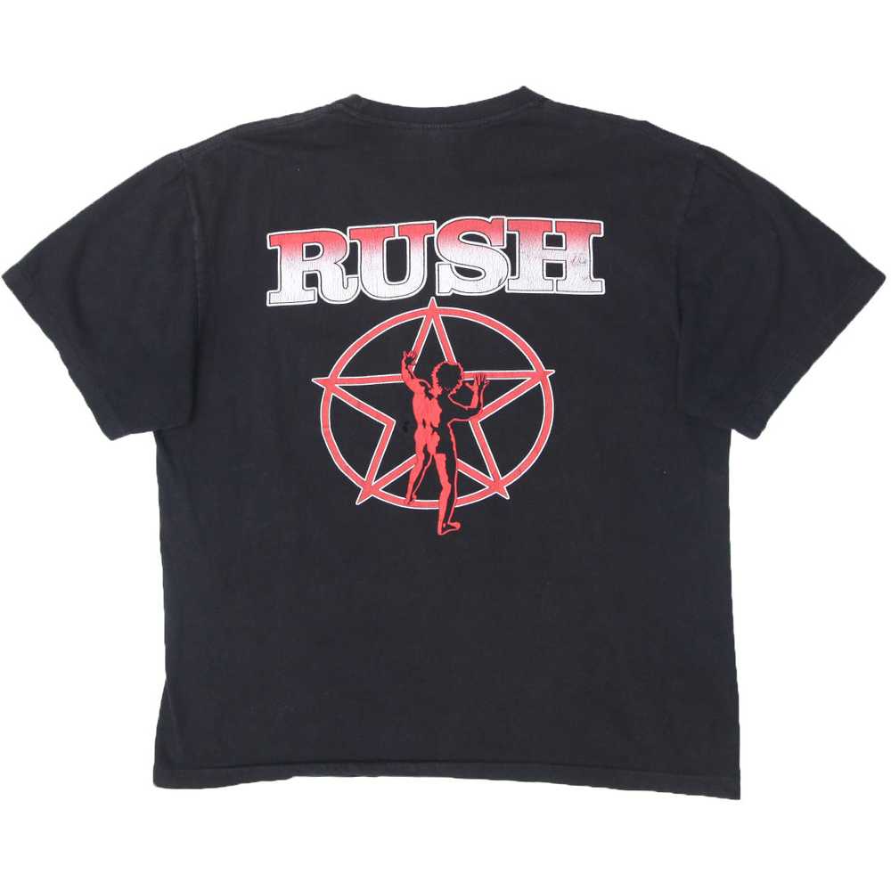 Vintage Rush Band T-Shirt Single Stitch Black XL - image 2