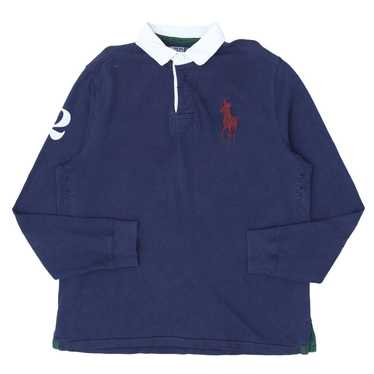 Vintage Polo by Ralph Lauren #2 Rugby Shirt Navy … - image 1