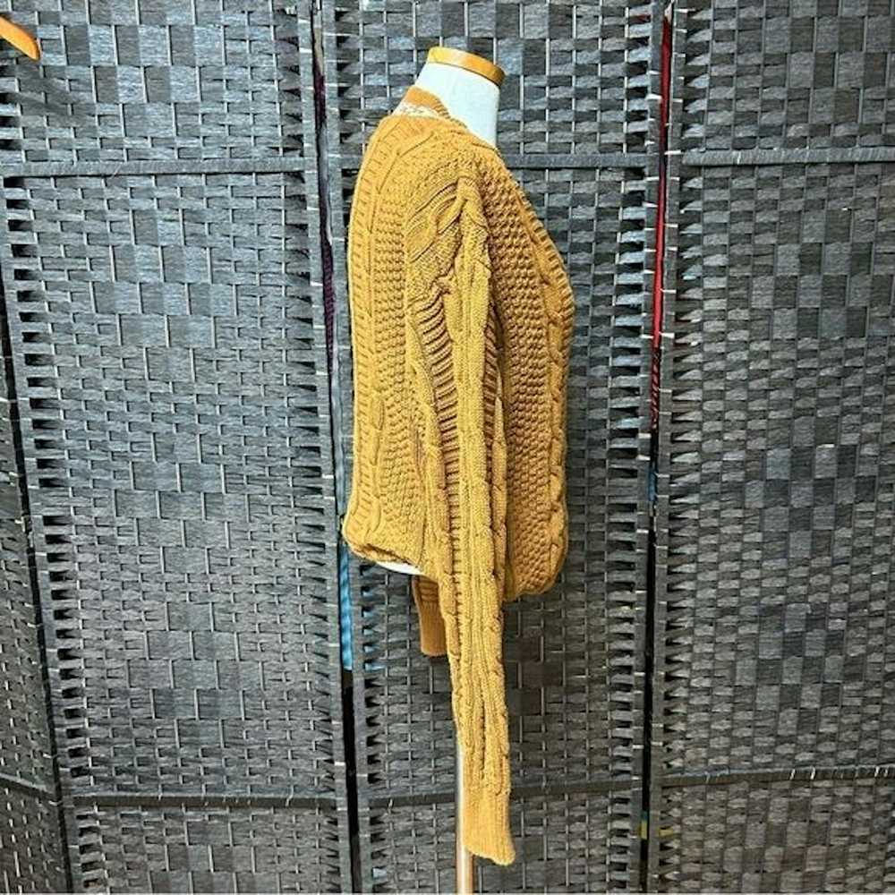Vintage Cambridge Classics brown cable knit sweat… - image 7