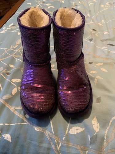 Purple Sequin Ugg boot~Authentic~ Good Condition … - image 1