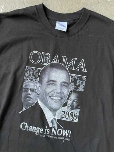 Malcolm X × Obama × Vintage 2008 Barack Obama Chan