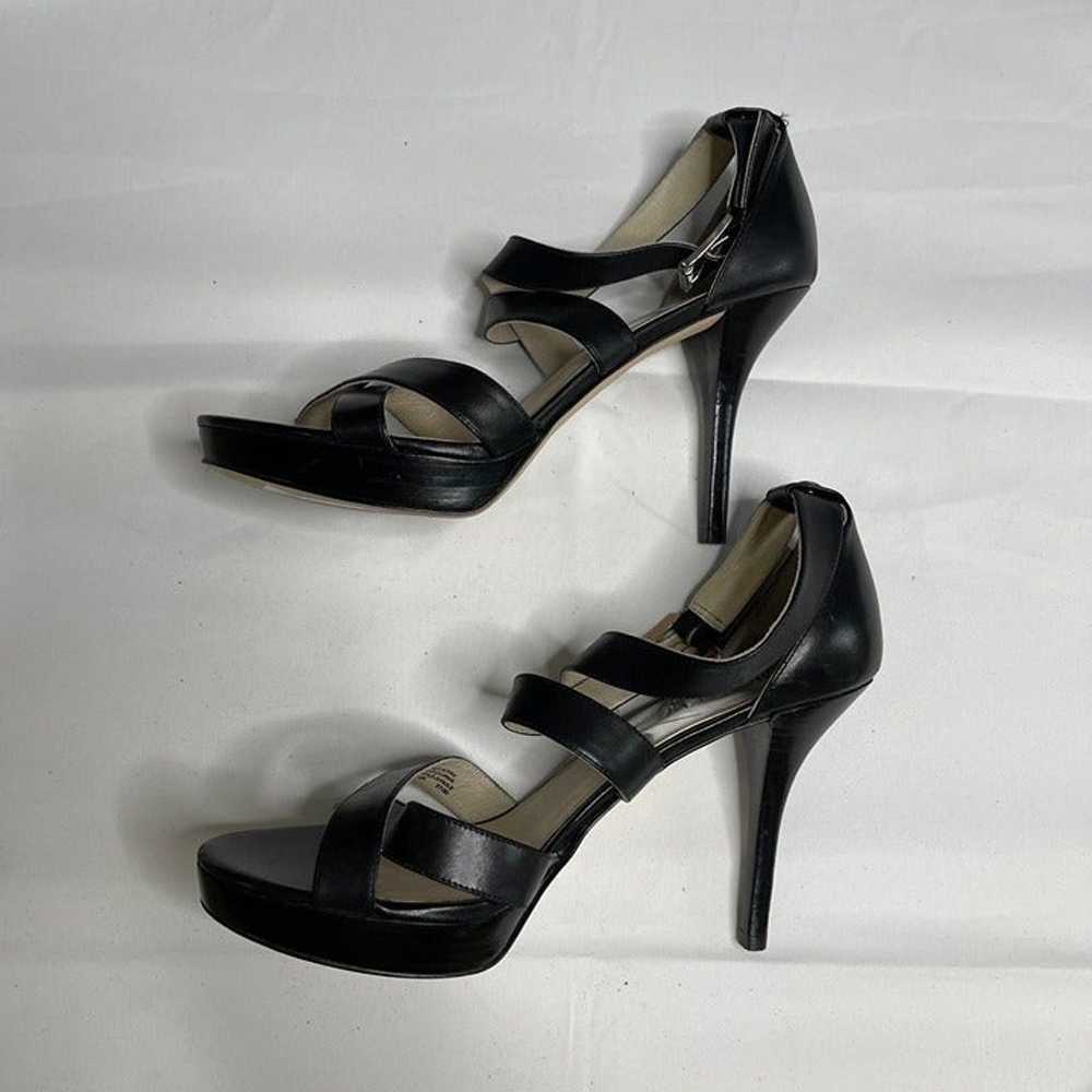Michael Kors Evie Leather Platform Open Ankle Sti… - image 10