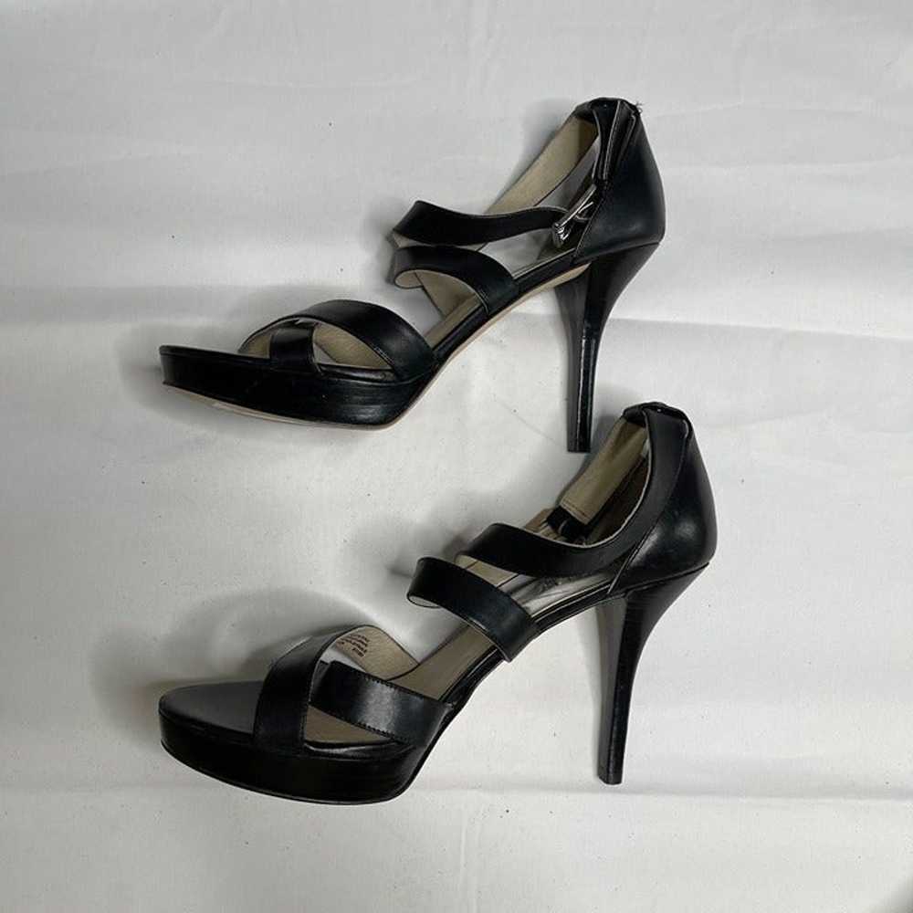 Michael Kors Evie Leather Platform Open Ankle Sti… - image 4