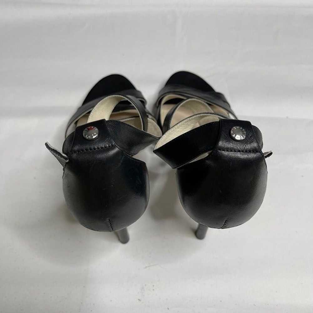 Michael Kors Evie Leather Platform Open Ankle Sti… - image 5