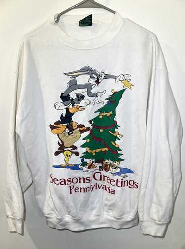 Other Seasons greetings bugs bunny vintage sweater