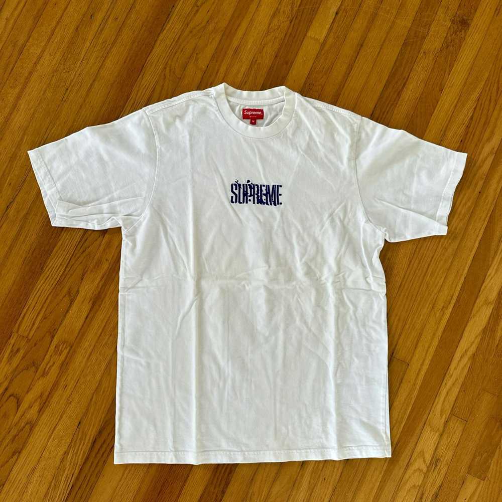 Supreme supreme white logo tee - Gem